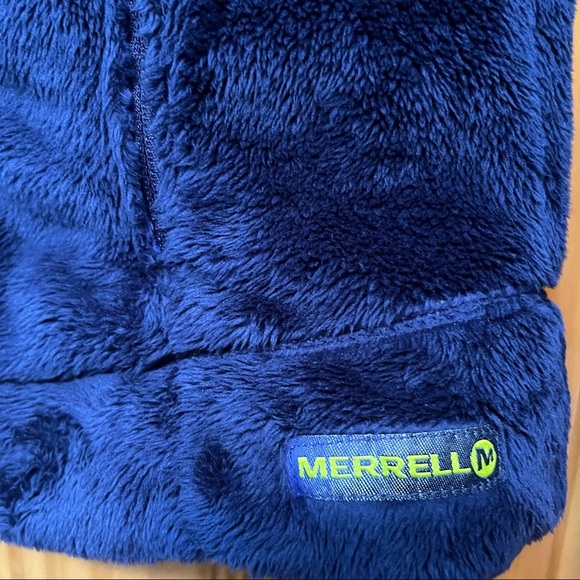 Merrell Navy Blue Super Soft Fleece Jacket Size Small - Picture 2 of 9